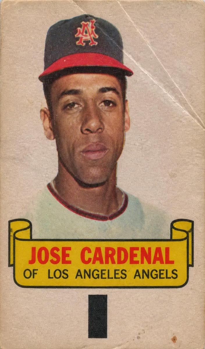 1966 Topps Rub-Offs Baseball Jose Cardenal #NNO