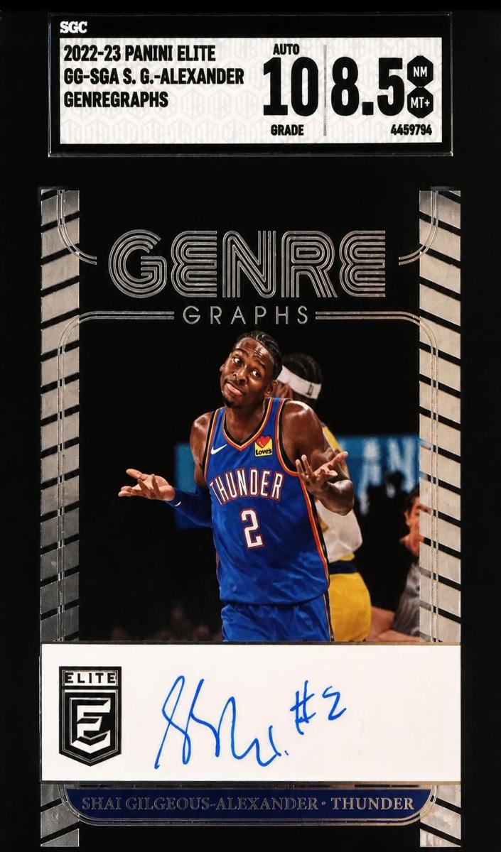 2022 Donruss Elite Basketball Shai Gilgeous-Alexander #GG-SGA
