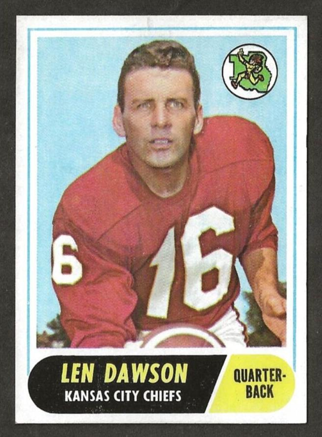 1968 Topps Football Len Dawson #171