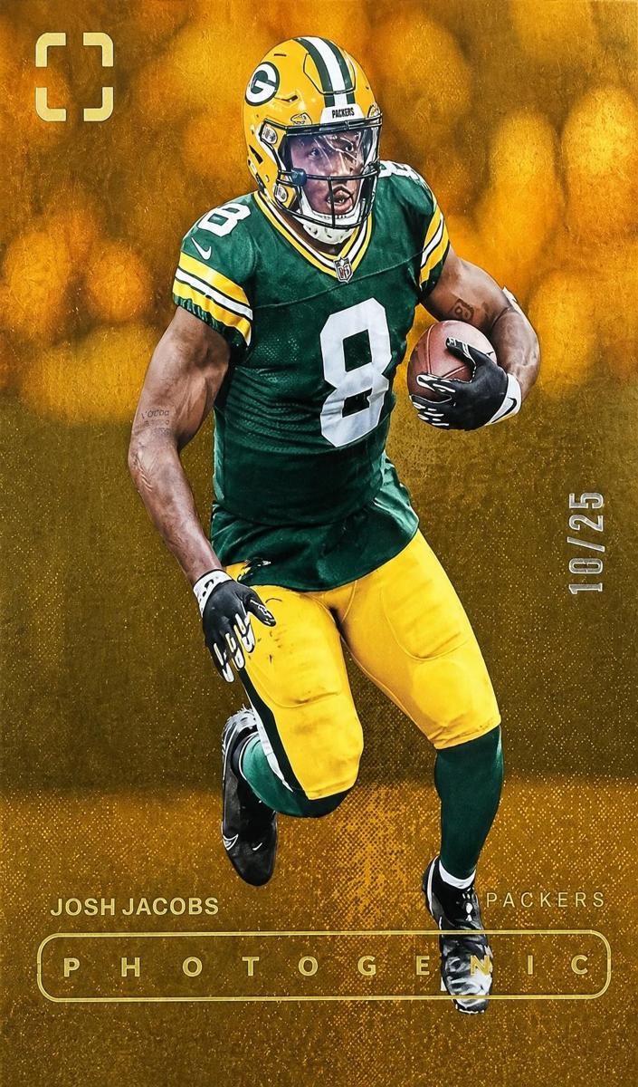 2024 Panini PhotoGenic Football Orange Josh Jacobs #117