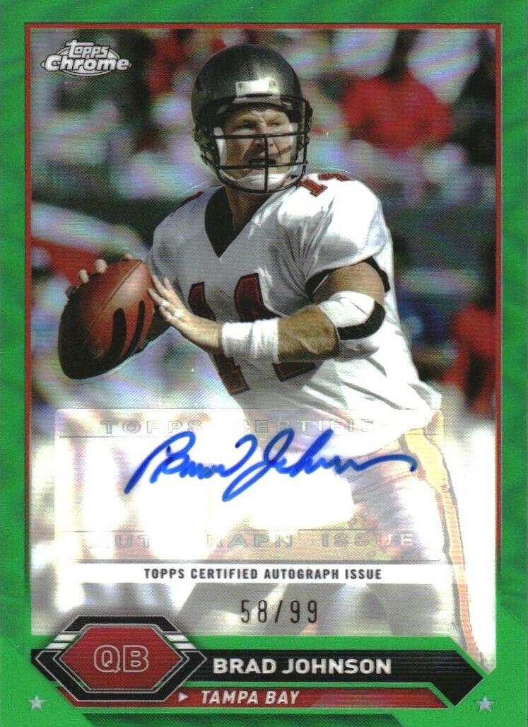 2023 Topps Composite Football Green Refractor Brad Johnson #TCA-BJO