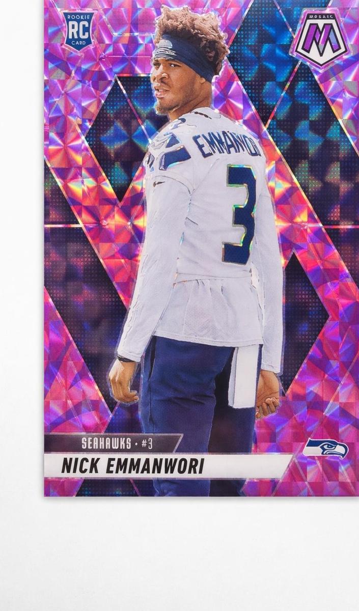 2025 Panini Mosaic Football Reactive Purple Nick Emmanwori #321