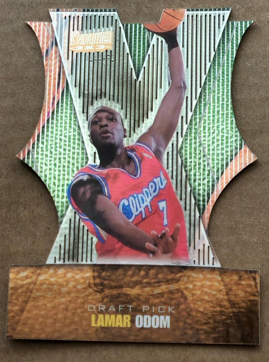 1999 Topps Stadium Club Basketball Luminous Lamar Odom #9b
