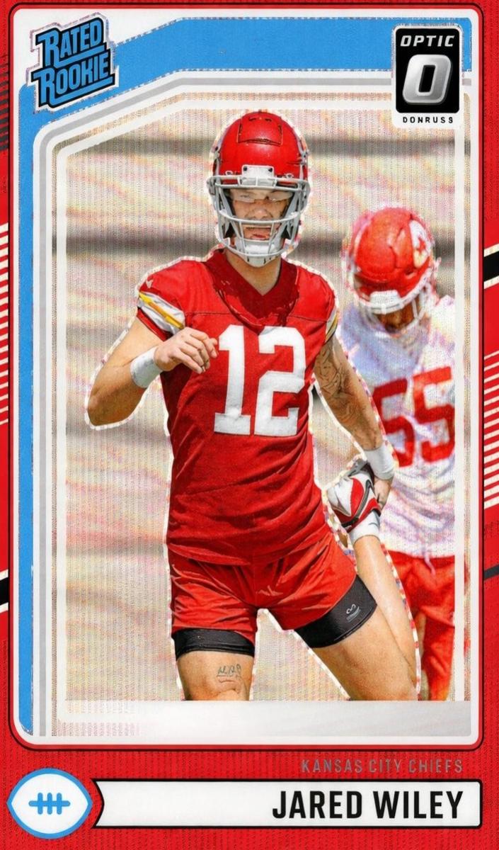 2024 Panini Donruss Football Red Wave Jared Wiley #387