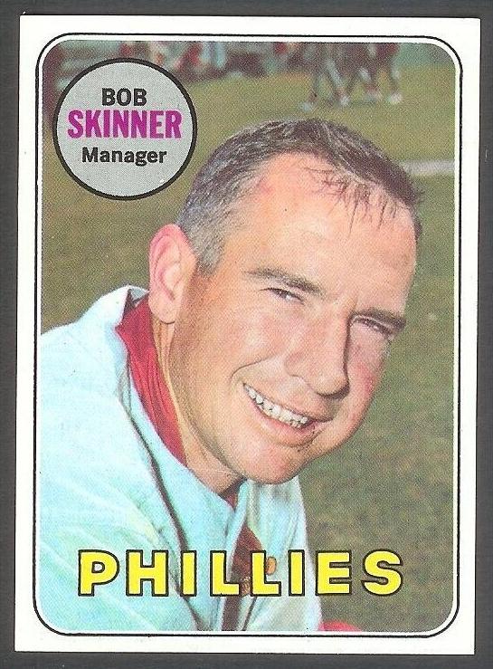 1969 Topps Baseball Bob Skinner #369 PSA 7.5