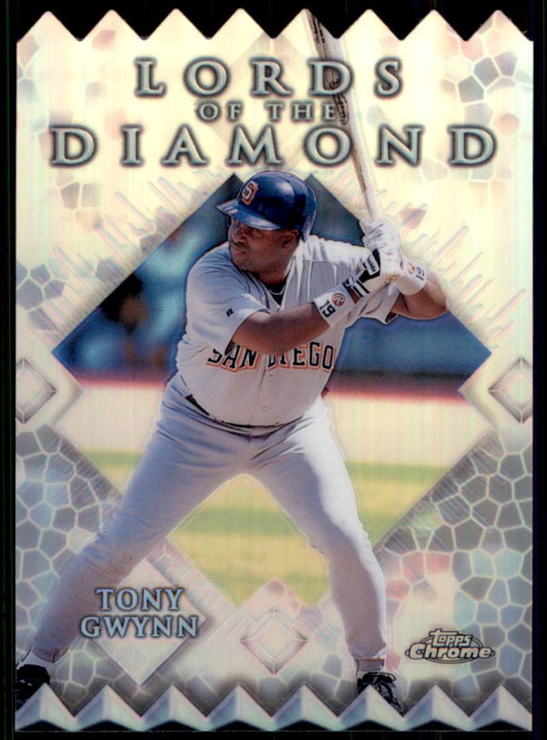 1999 Topps Chrome Baseball Refractor Tony Gwynn #LD12 PSA 9