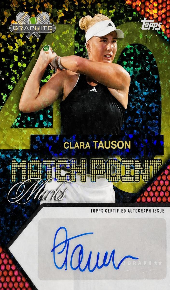2026 Topps Graphite Tennis Clara Tauson #MPM-CT RAW Ungraded