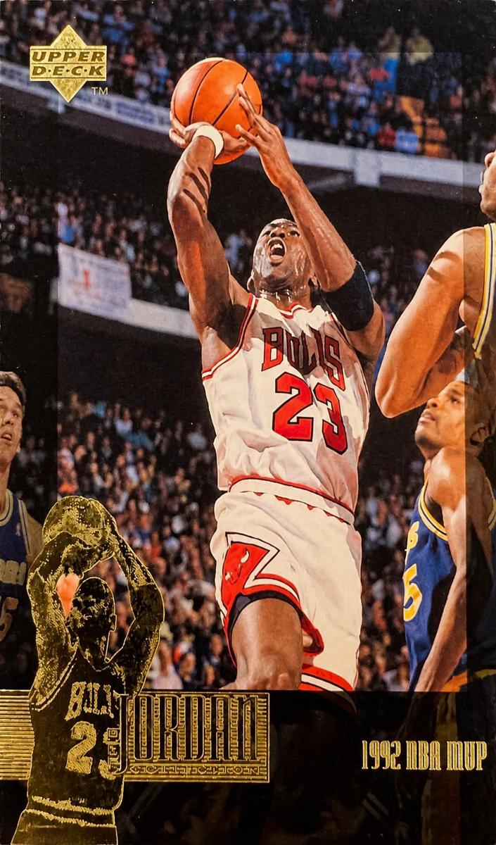 1995 Upper Deck Basketball 1992 NBA MVP - Jumbo Michael Jordan #JC19