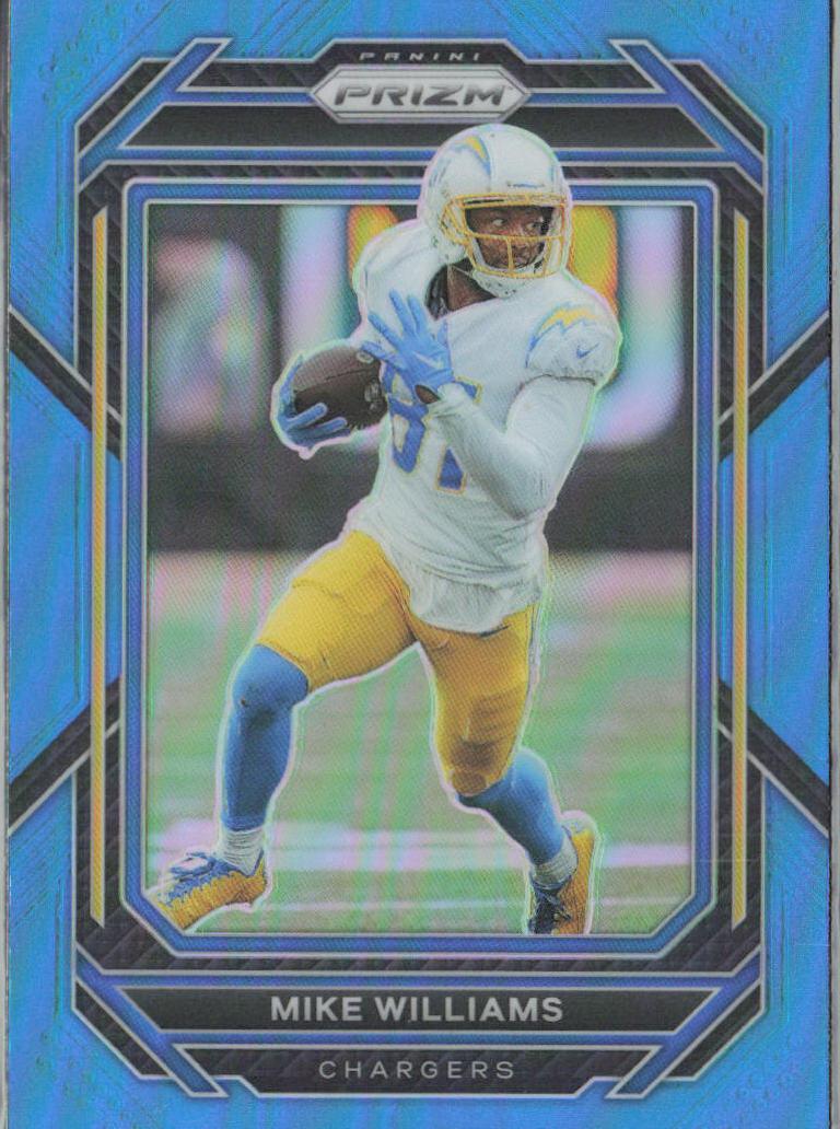 2022 Panini Prizm Football Blue Mike Williams #152