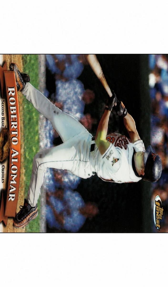 1998 Topps Finest Baseball Refractor Roberto Alomar #60
