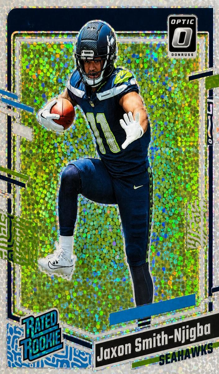2023 Donruss Optic Football White Sparkle Jaxon Smith-Njigba #293
