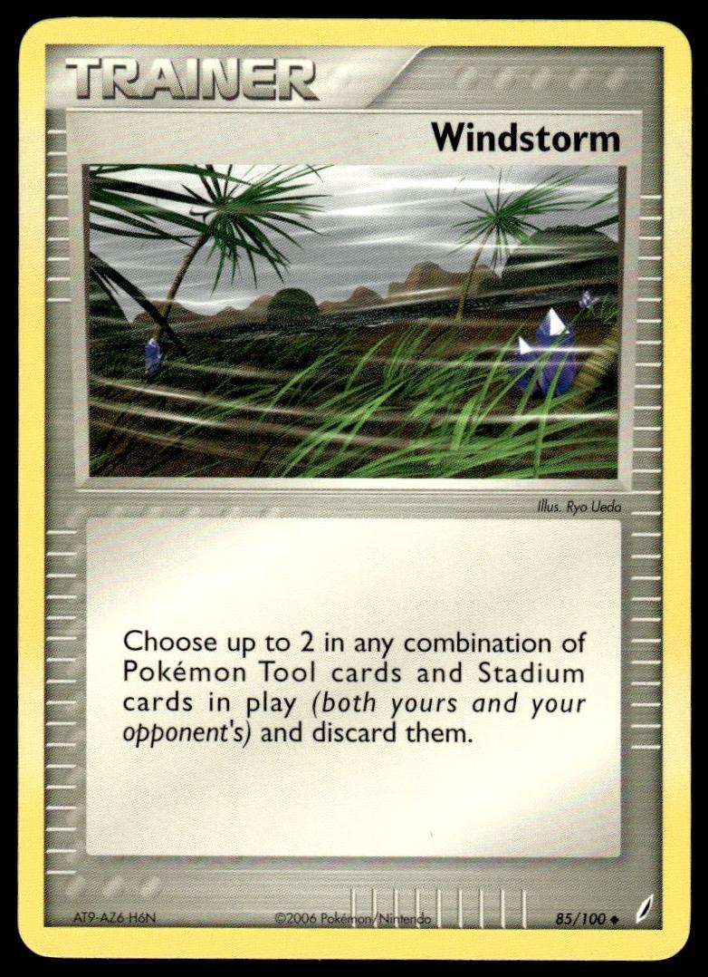 2006 Pokemon EX Crystal Guardians Windstorm #85 BGS 9