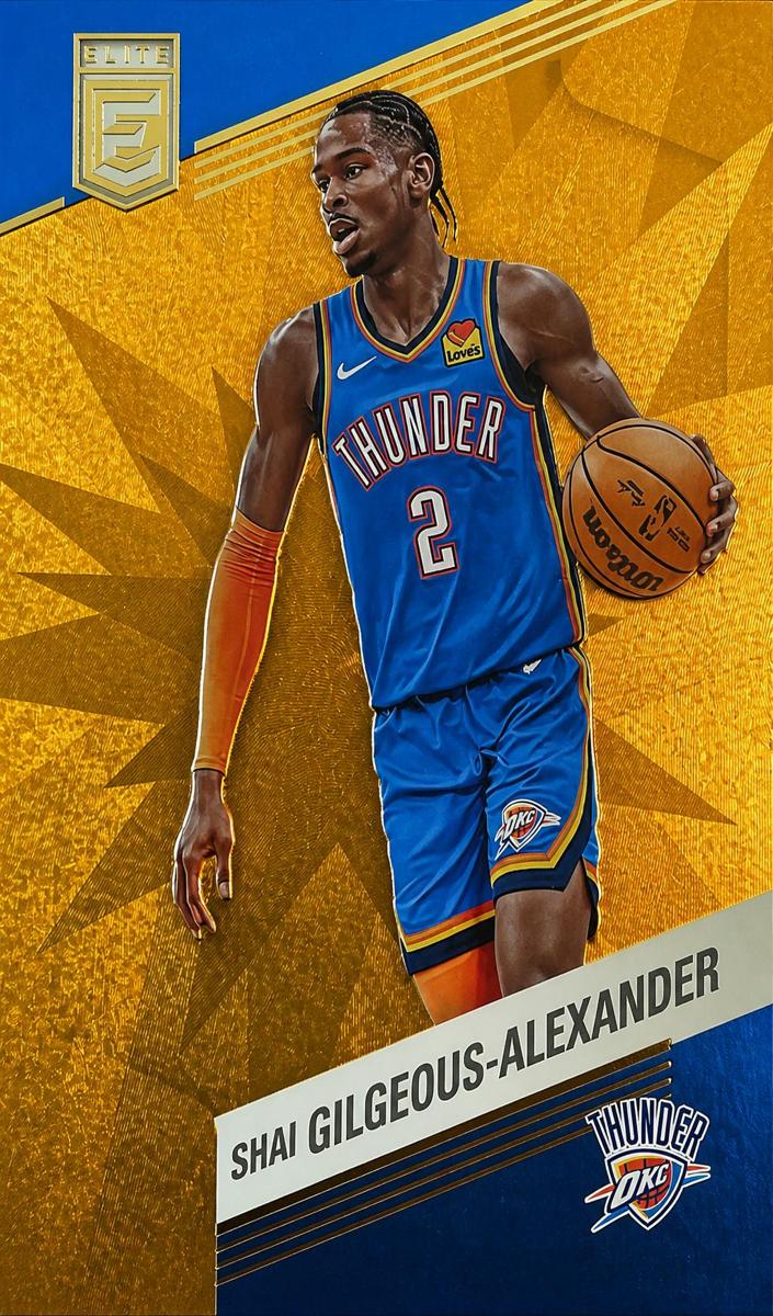 2022 Donruss Elite Basketball Orange Shai Gilgeous-Alexander #185