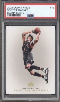 2021 Panini Court Kings Basketball Scottie Barnes #18 PSA 9