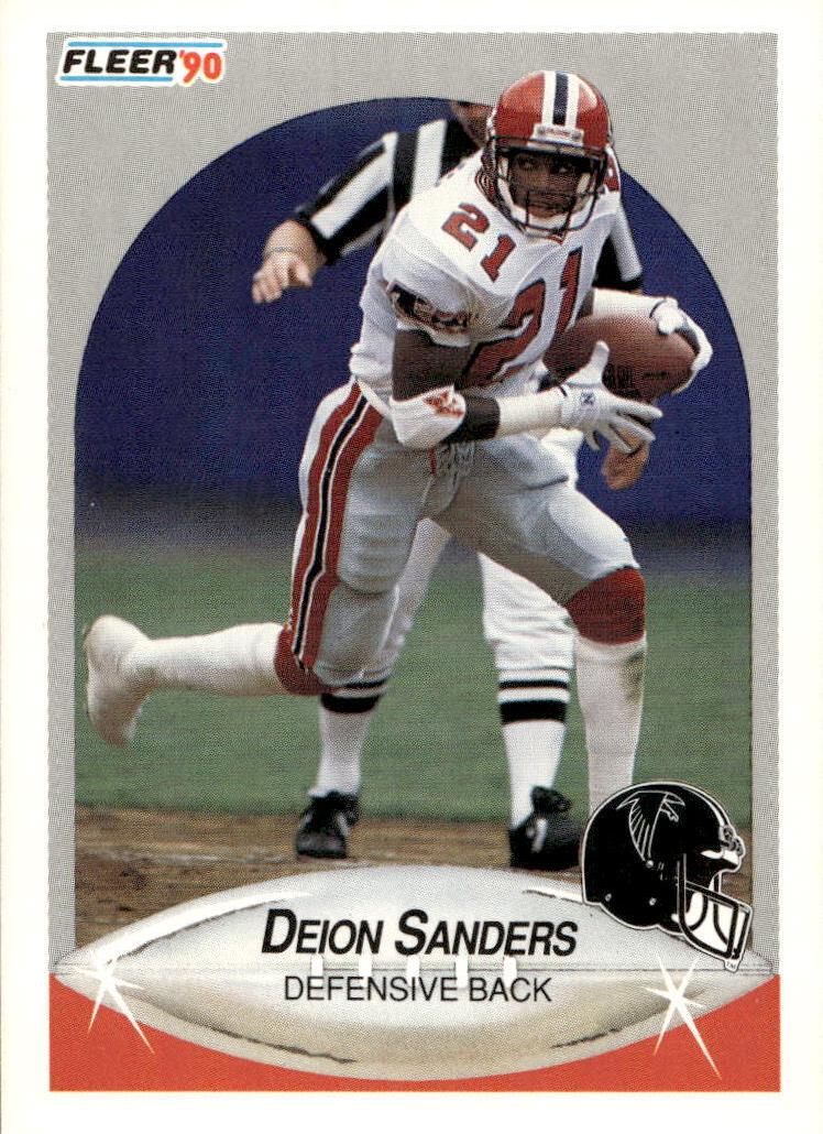 1990 Fleer Football Deion Sanders #382