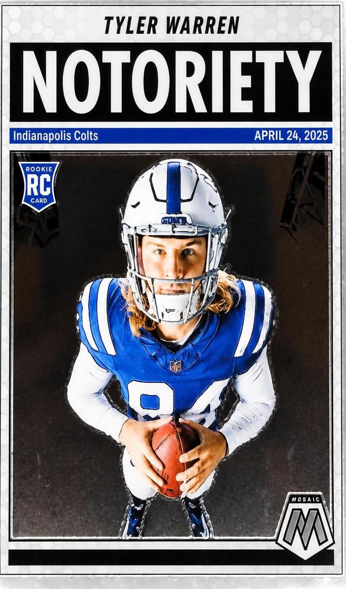 2025 Panini Mosaic Football Tyler Warren #25