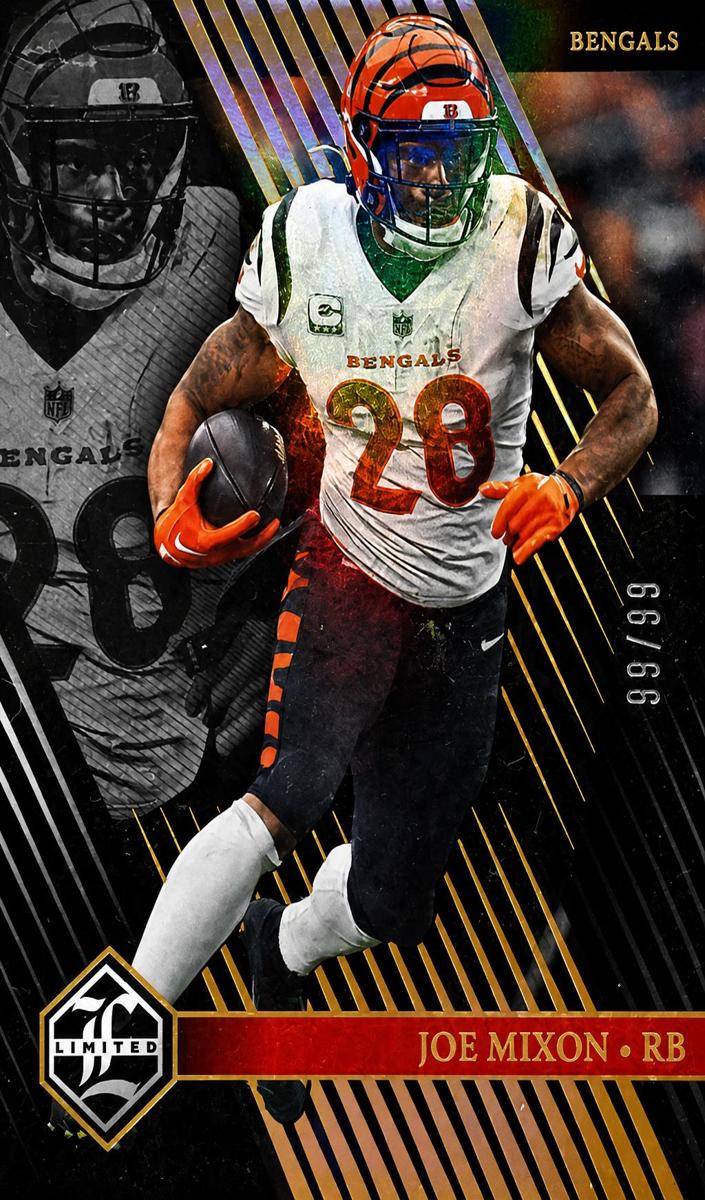2023 Panini Limited Football Gold Spotlight Joe Mixon #24