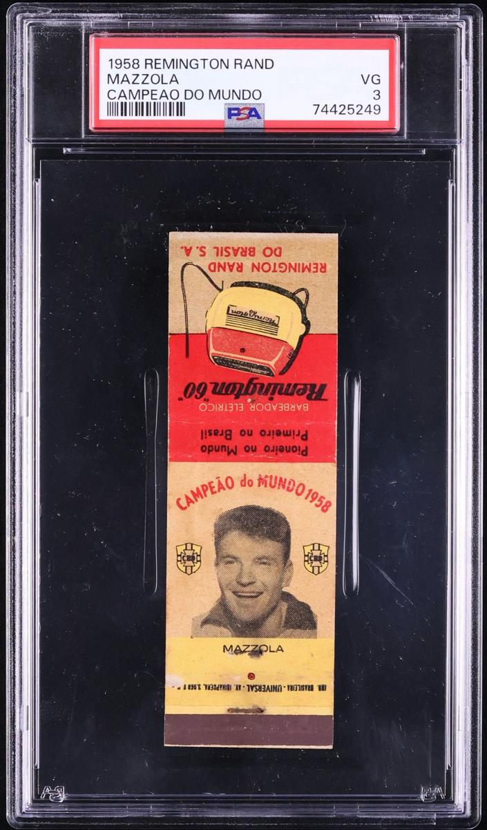 1958 Universal Remington Rand Campeao Do Mundo Soccer Mazzola #NNO PSA 2.5