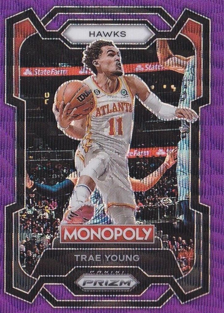 2023 Panini Prizm Monopoly Basketball Purple Trae Young #4