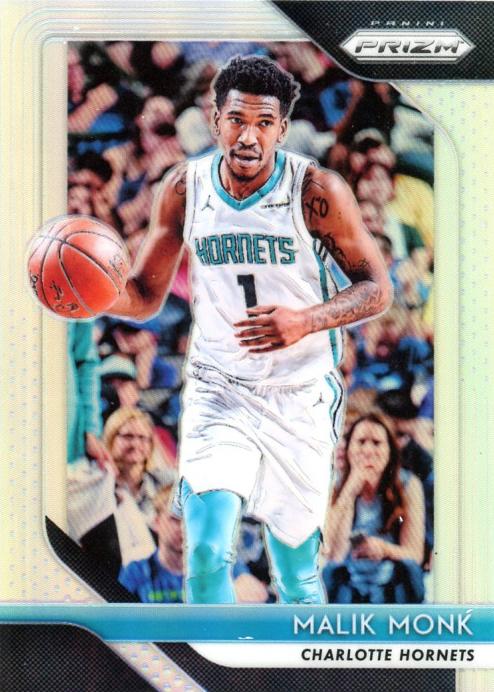 2018 Panini Prizm Basketball Prizms Silver Malik Monk #50 PSA 9