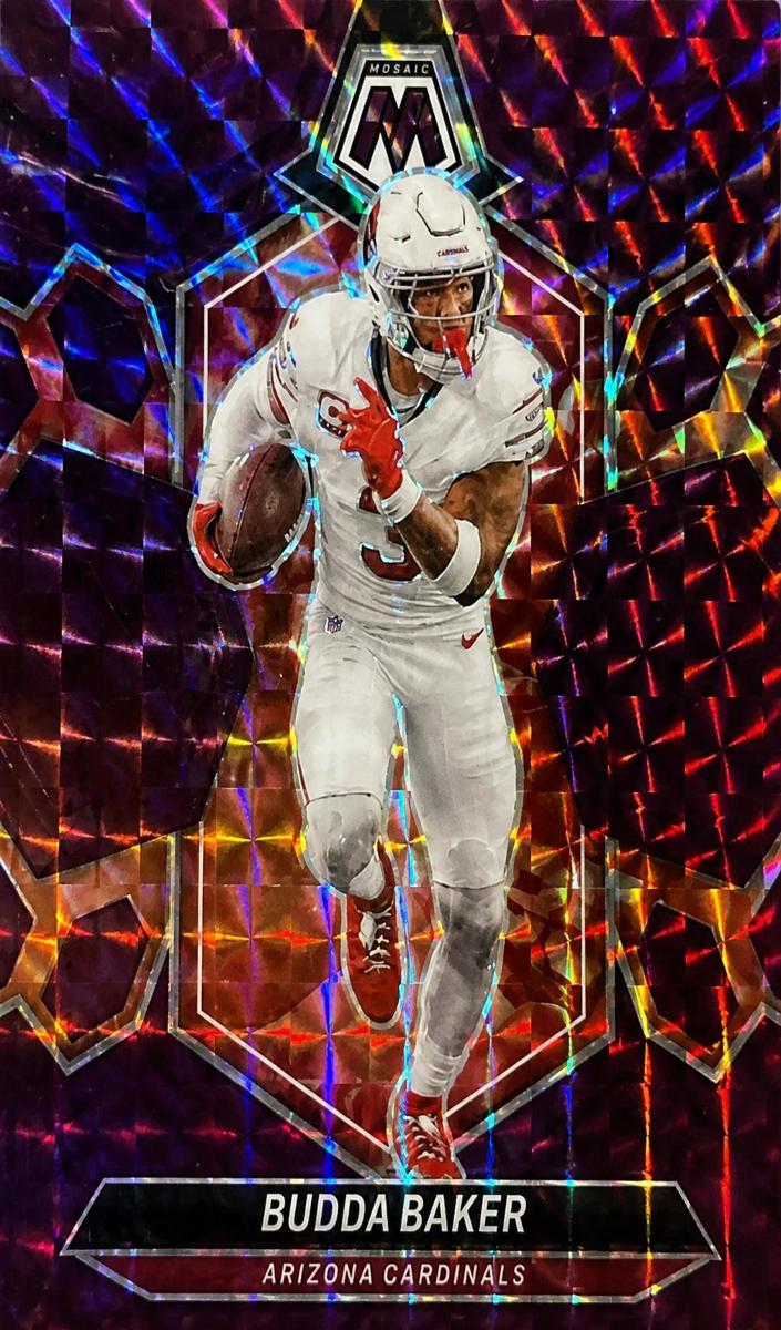 2024 Panini Mosaic Football Purple Budda Baker #7