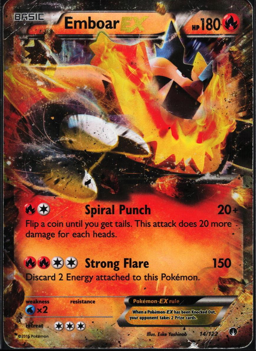 2016 Pokemon XY BREAKpoint Emboar #14 PSA 10