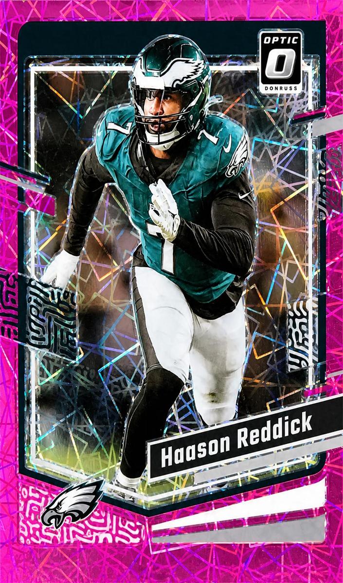 2023 Donruss Optic Football Pink Velocity Haason Reddick #157