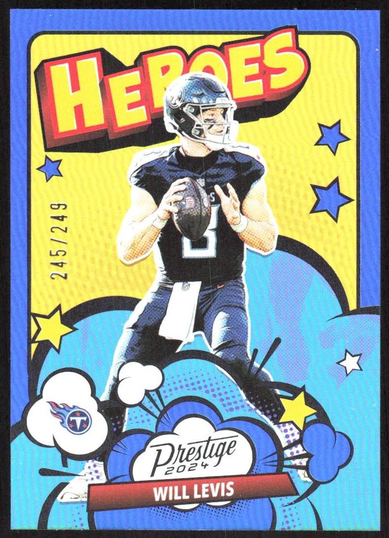 2024 Panini Prestige Football Xtra Points Blue Will Levis #15