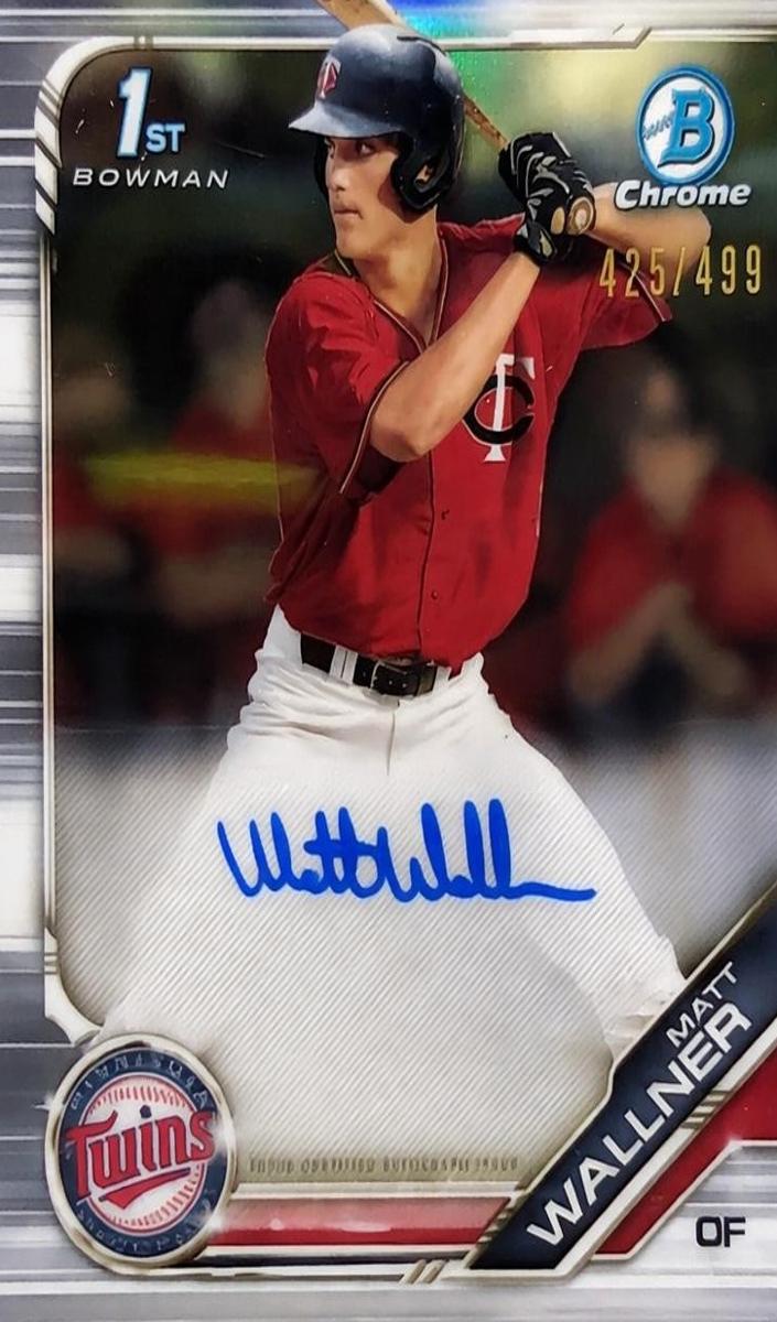 2019 Bowman Draft Chrome Baseball Refractor Matt Wallner #CDA-MW