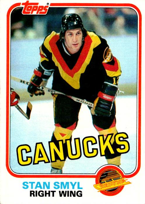 1981 Topps Hockey Stan Smyl #38 PSA 8.5