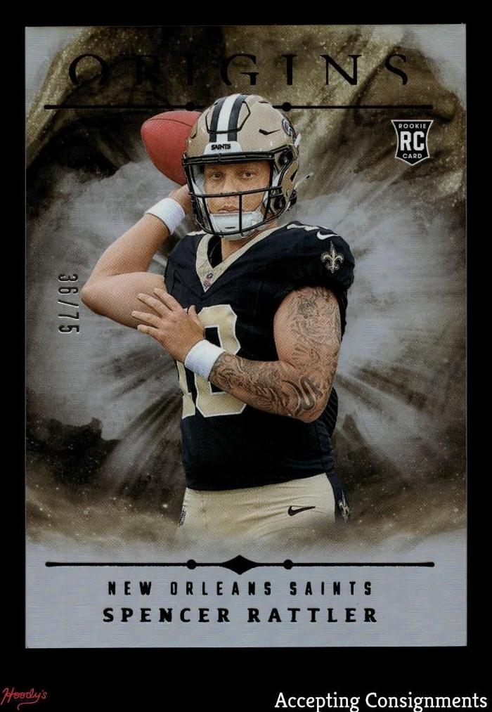 2024 Panini Origins Football Holo Silver Spencer Rattler #114