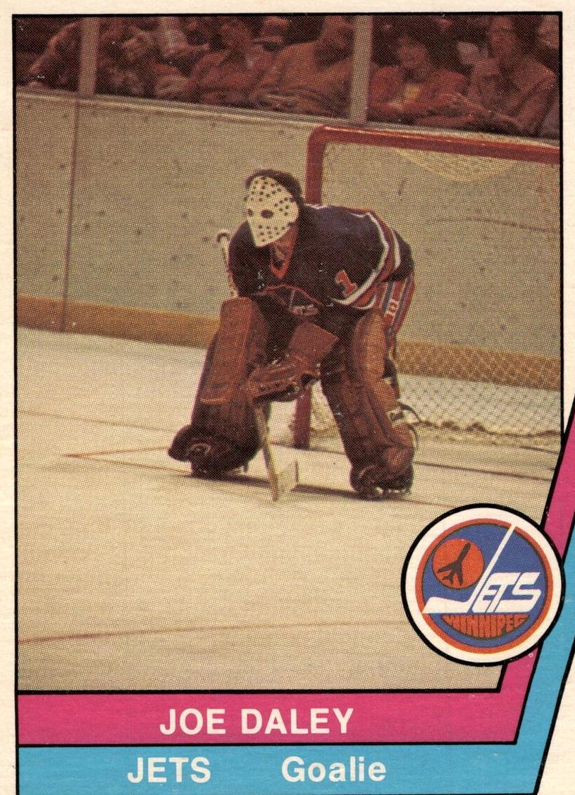 1977 O-Pee-Chee WHA Hockey Joe Daley #9 PSA 8