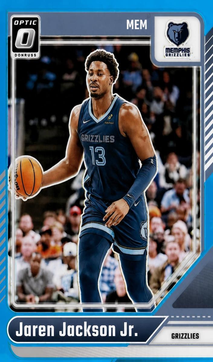 2024 Donruss Optic Basketball Aqua Jaren Jackson Jr. #205