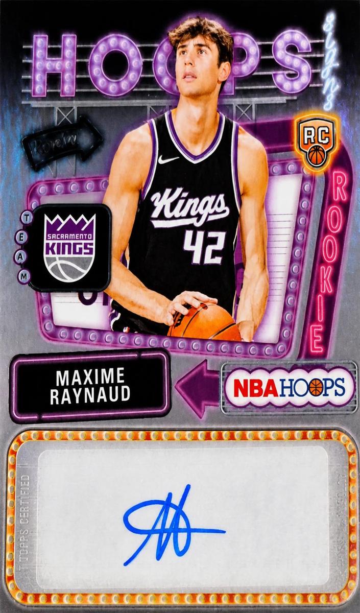 2025 Topps NBA Hoops Basketball Maxime Raynaud #HFS-M