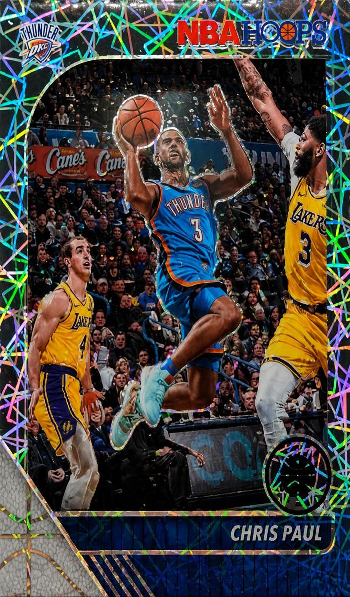 2019 Panini Hoops Premium Stock Basketball Silver Laser Chris Paul #67
