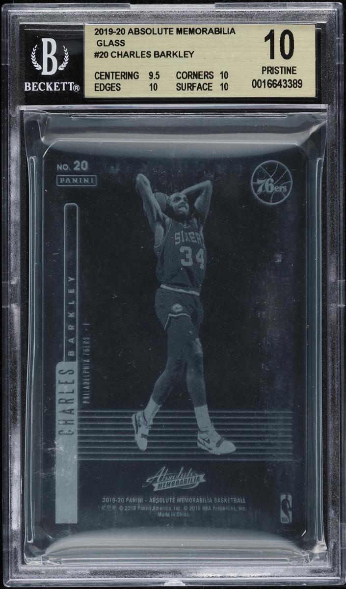 2019 Panini Absolute Memorabilia Basketball Charles Barkley #20 BGS 9.5
