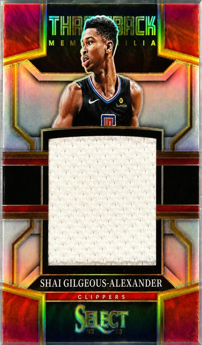 2022 Panini Select Basketball Shai Gilgeous-Alexander #TM-SG PSA 9