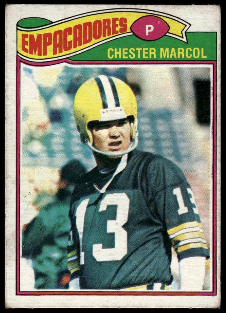 1977 Topps Mexican Football Chester Marcol #323