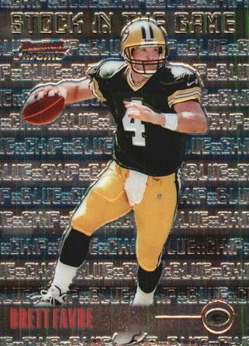 1999 Bowman Chrome Football Brett Favre #S15