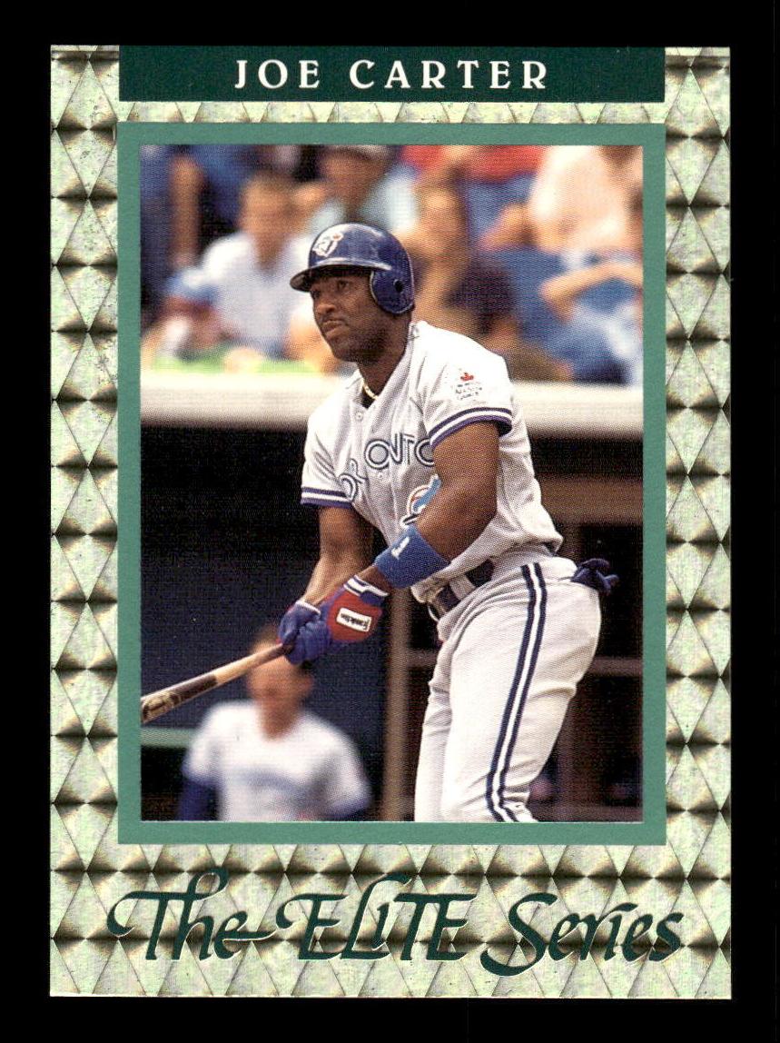 1992 Donruss Elite Baseball Joe Carter #10 PSA 8
