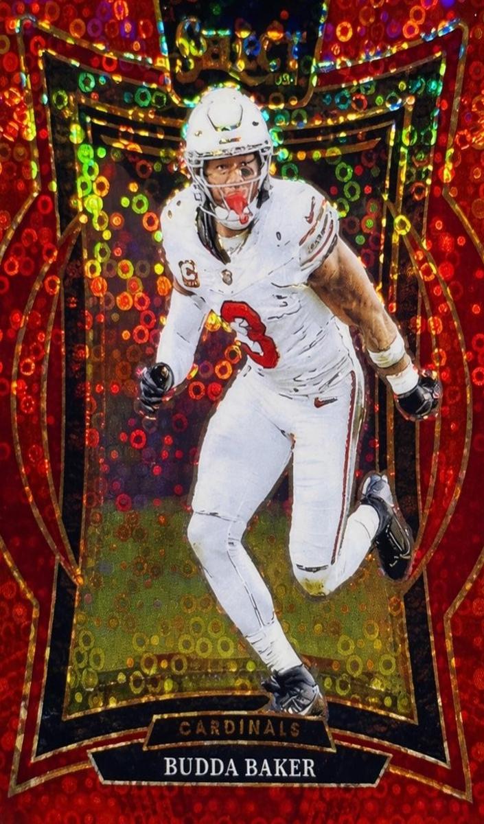 2024 Panini Select Football Red Disco Budda Baker #14