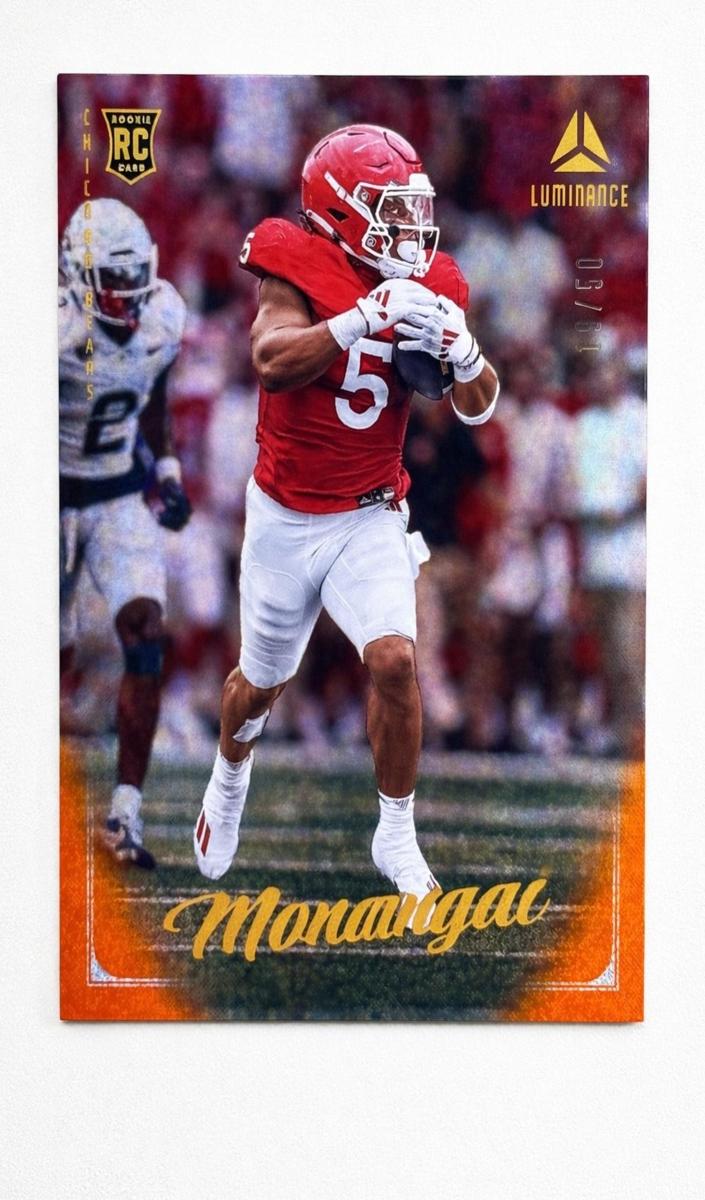 2025 Panini Luminance Football Orange Kyle Monangai #117