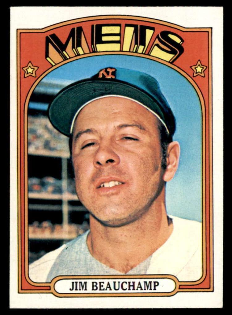 1972 Topps Baseball Jim Beauchamp #594 PSA 9