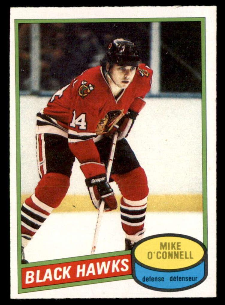 1980 O-Pee-Chee Hockey Mike O'Connell #61 PSA 8