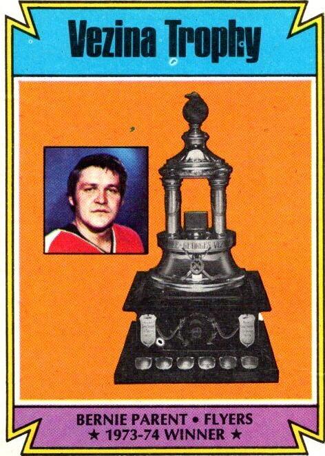 1974 Topps Hockey Vezina Trophy #249 PSA 9