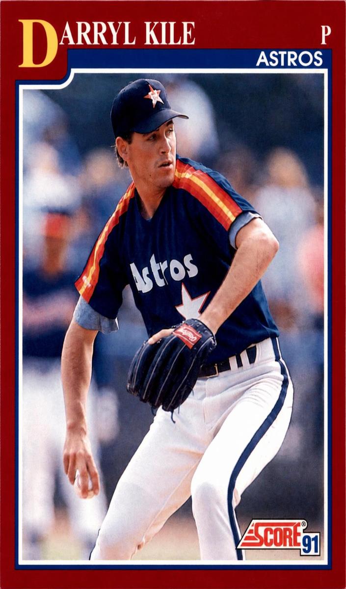 1991 Score Rookie & Traded Baseball Darryl Kile #86T PSA 8.5