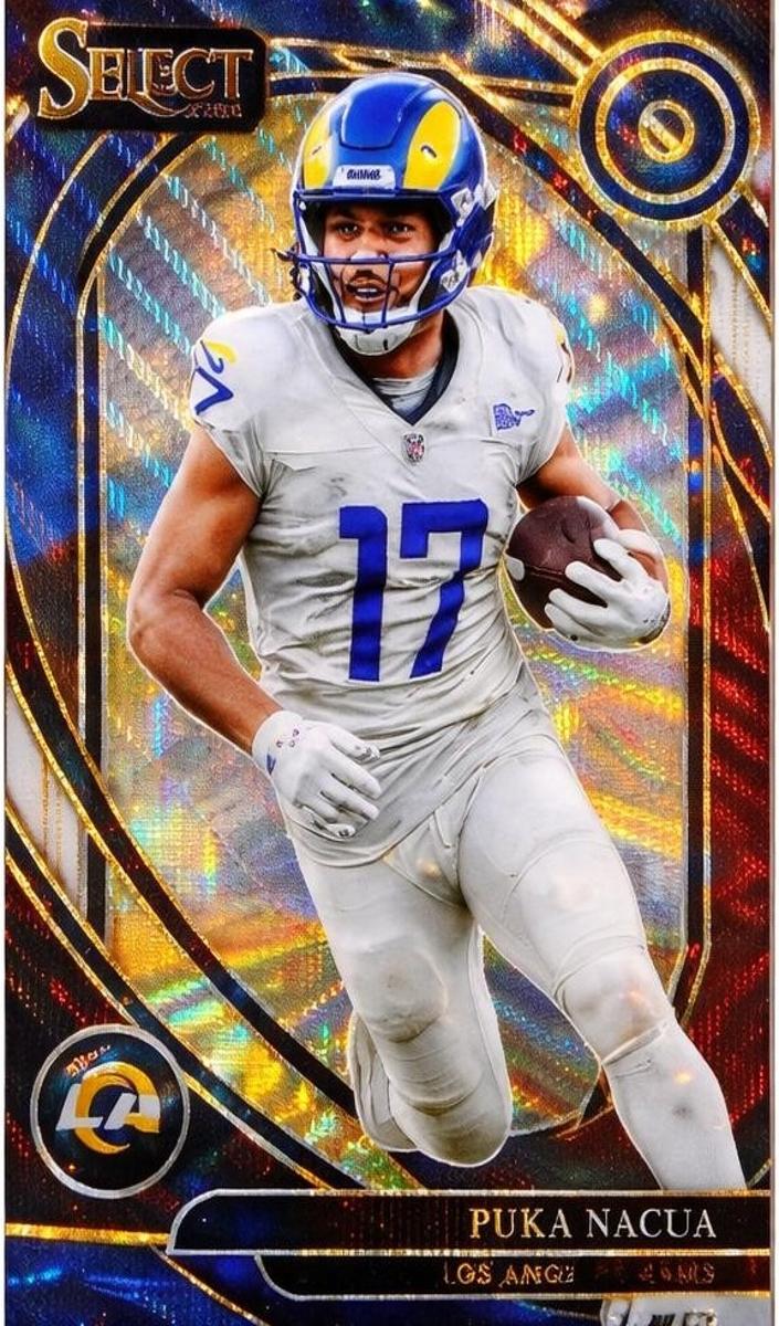2024 Panini Select Football Tri-Color Puka Nacua #287 PSA 9