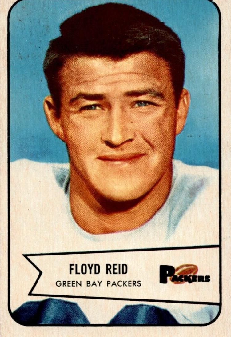1954 Bowman Football Floyd Reid #22