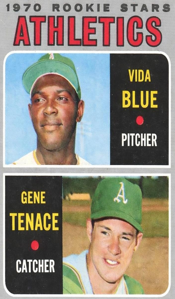 1970 Topps Baseball Athletics Rookies #21