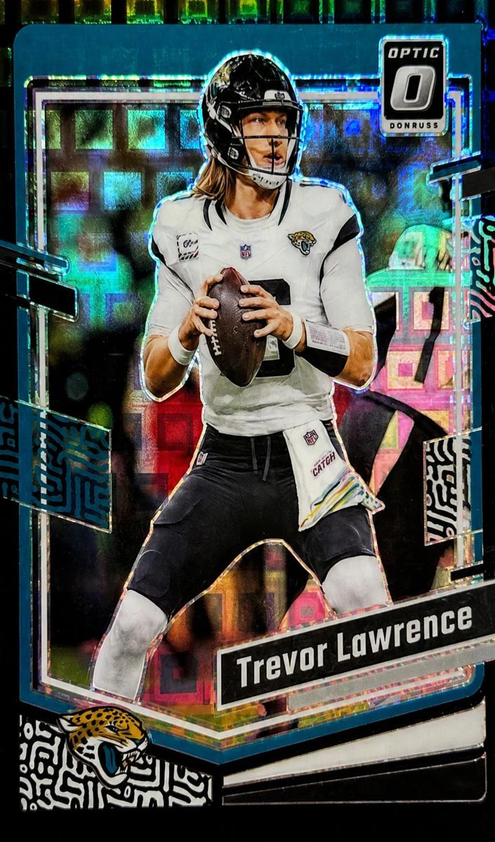 2023 Donruss Optic Football Black Pandora Trevor Lawrence #87 PSA 9